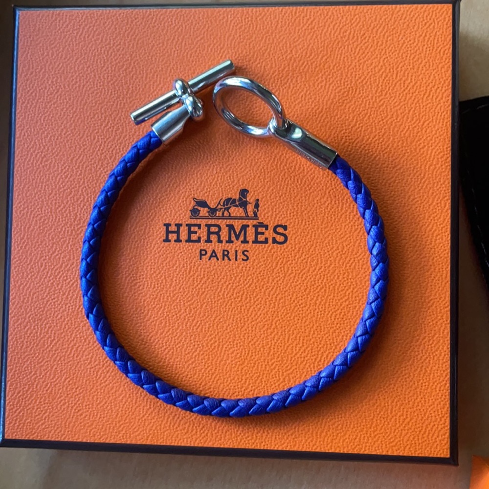 Hermès Glenan bracelet in blue